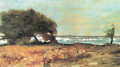 "La libecciata" di Giovanni Fattori