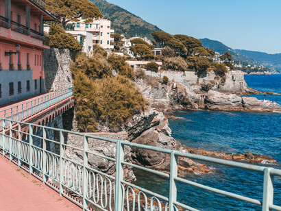 Foto CFanni, Paseo Nervi, Génova, Italia