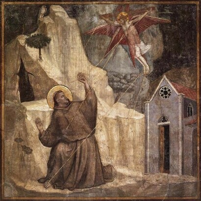 Giotto, Tentazione