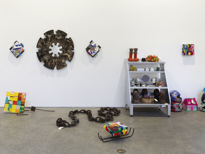 Nancy Shaver, Installation view, 2014. Courtesy the artist; Anton Kern Gallery, New York