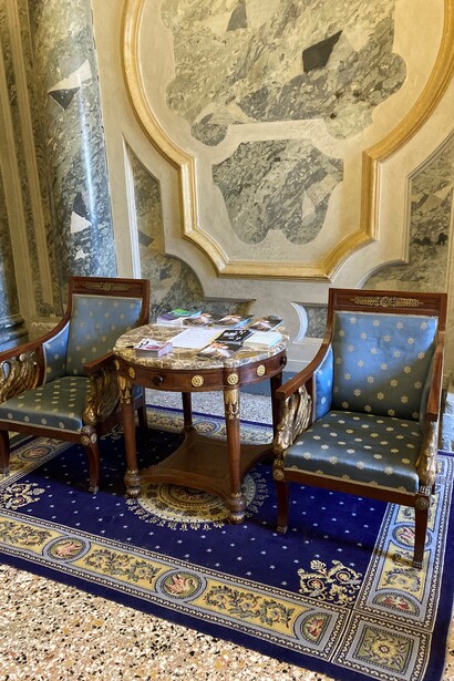 Interno di Villa Manin, Passariano, Friuli, Italia. Foto di Flavius Roversi