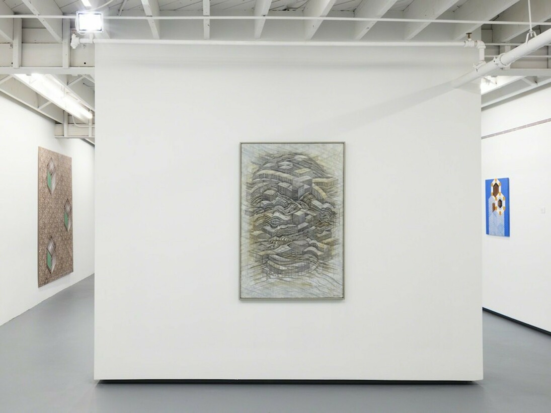 Thomas Bayrle, Exhibition view. Courtesy of The Institute of Contemporary Art