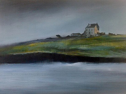 Emma Stroude, Emma Stroude Spring Tide, Oil on Canvas, 70 x 100 cm