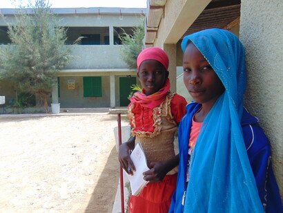 Dakar, Senegal. Alumnas de la escuela del barrio de Sam Sam