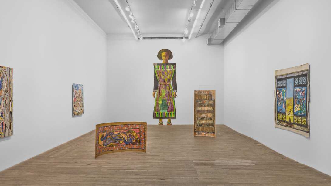 Paula Wilson, The wind keeps time, exhibition view. Courtesy of kaufmann repetto Gallery 