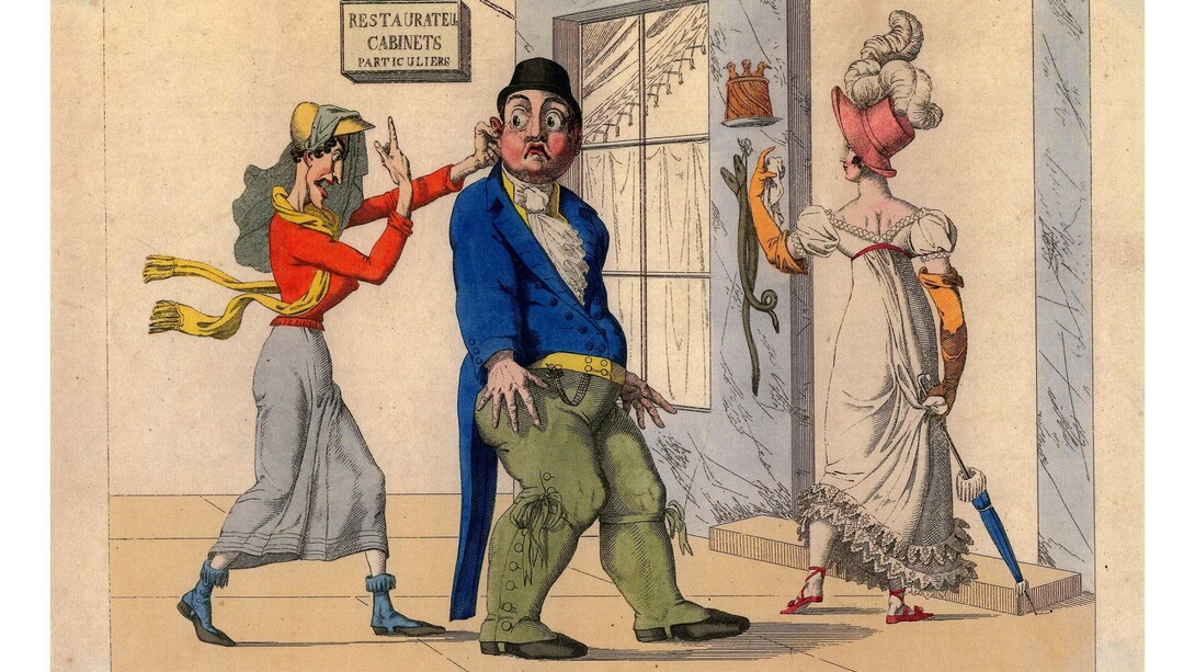 Les facheux contretemps ou L'anglais surpris par sa Femme, 1814