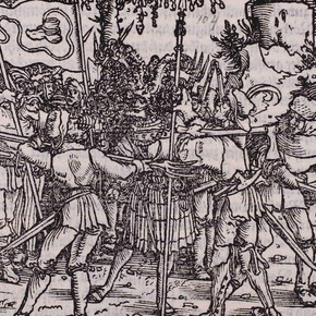 Petrarcameister, Vom Haß des Volkes / »Von dem haß des volcks« (aus: Petrarca, Von der Artzney bayder Glück, 2. Buch, 34. Kapitel), 1520/1532. Courtesy of Staatsgalerie Stuttgart