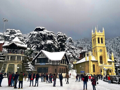 Shimla under the snow