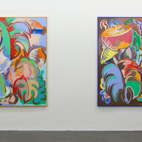 Sol Calero. Solo Pintura, Installation view, Barbara Gross Galerie Munich, 2018.
Photo: Wilfried Petzi, Courtesy Barbara Gross Galerie