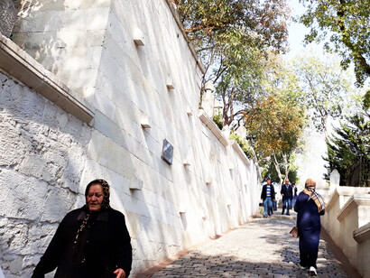 La salita verso la sommità del quartiere di Eyüp, Istanbul, Turchia