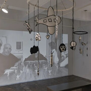 Shasha Dothan, P is for pomegranate, g is for grenade, and l is for love, exhibition view. Courtesy of A.I.R. Gallery