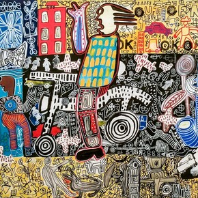 Saadio, 100% Afric, 2016. Courtesy of Out of Africa Gallery