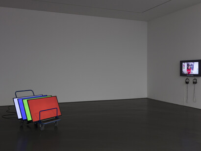 Christoph Keller, Hito Steyerl, Tao Hui. Courtesy of Esther Schipper