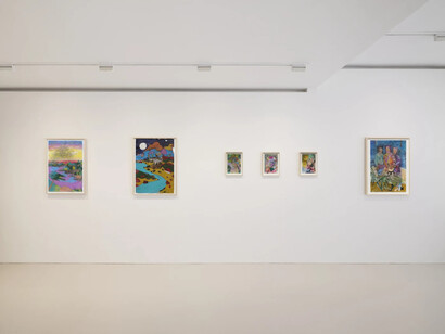 Deanio X, Atlantic aurora, exhibition view. Courtesy of Palo Gallery