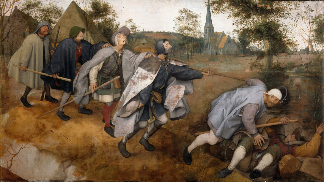 Pieter Brueghel, La parábola de los ciegos (1568)