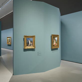 Ferdinand Georg Waldmüller, True to nature, exhibition view. Courtesy of Lower Belvedere