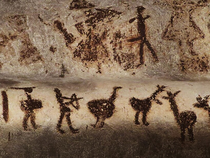 The Magura Cave in Bulgaria features cave paintings from the Epipaleolithic, late Neolithic, Eneolithic, and early Bronze Age, dating back approximately 10,000 to 8,000 years. These ancient artworks capture important societal events of the people who once lived in the cave