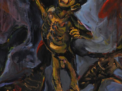 Sin título, Óleo sobre tabla, 122 x 122 cm, 1983