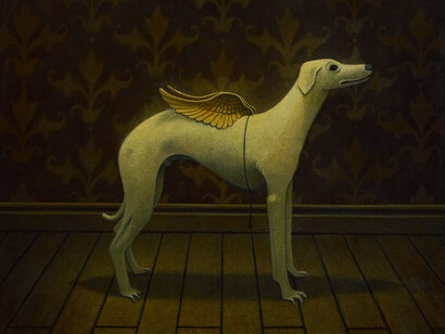 Gavin Watson, Northern Soul, oil on linen, 18 x 14 in, photo by John Donoghue
