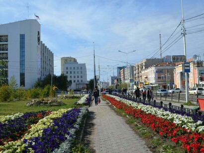 Esta es una foto de un objeto del patrimonio cultural en Yakutsk, Rusia