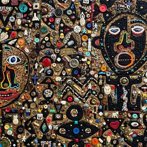 Sharon Kerry-Harlan, Fragments of the past, threads of memory, 2025. Courtesy of Claire Oliver Gallery 