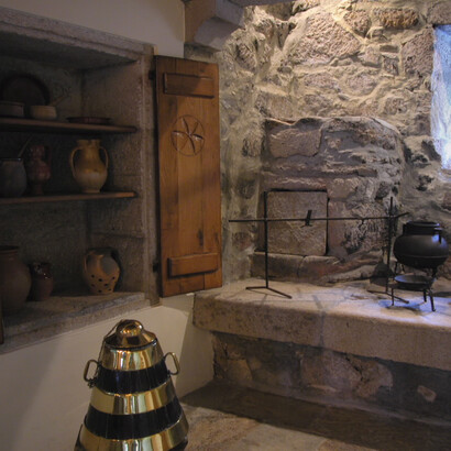 Interior de la Casa-Museo Rosalía de Castro, Padrón, Galicia