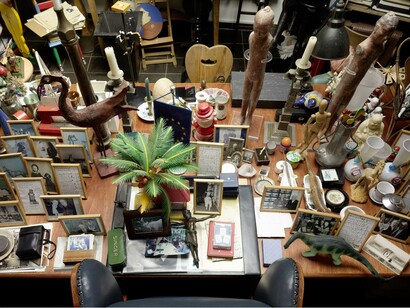 Inside view of Hanne Darboven's studio. Courtesy: Hanne Darboven Foundation, Hamburgo. Photographer: © Felix Krebs