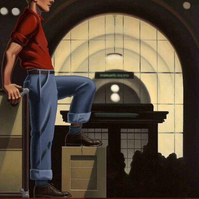 R. Kenton Nelson, Venture, 2017. Courtesy of Caldwell Snyder Gallery