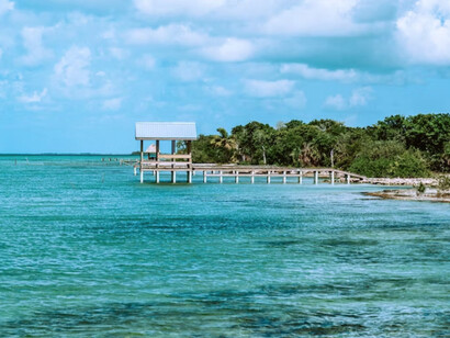 Spiaggia in Belize, America Centrale