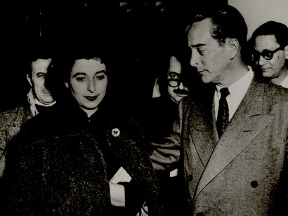 Juan Jacobo Árbenz (con su esposa), presidente de Guatemala entre 1951 y 1954