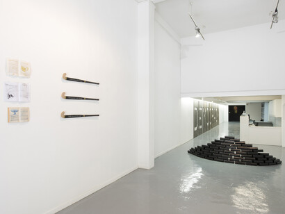 View of the exhibition of Avelino Sala "Walk to the end of the world". Image courtesy of ADN Gallery