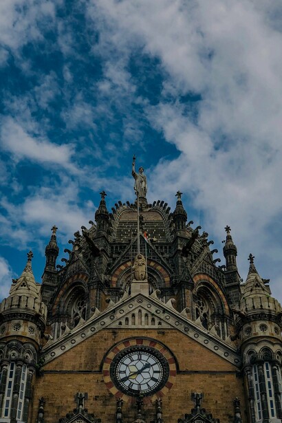 Chhatrapati Shivaji Maharaj Terminus Railway Station, Mumbai, India 