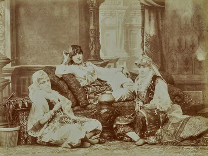 The Zangaki Brothers’ Studio, Women of a Harem, 1890s. Courtesy of New  Tretyakov Gallery 