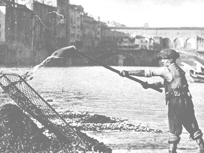 Renaioli al lavoro primi anni Novecento