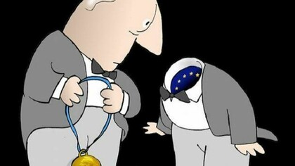 Gianfranco Uber – “La testa prego…”. Vignetta apparsa su radio3.rai.it