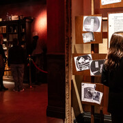 Sherlock Holmes, menez l'enquête, vue de l'exposition. Avec l'aimable autorisation de Pointe-à-Callière