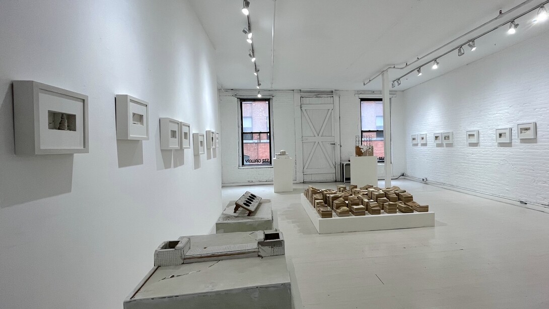Installation View, Alberto Alejandro Rodríguez, Space: Past and Present. Courtesy of 532 Gallery