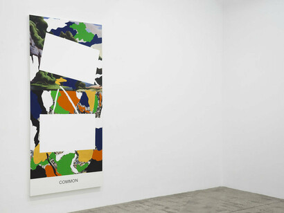 John Baldessari: Pollock/Benton, Exhibition view. Courtesy of Marian Goodman Gallery
