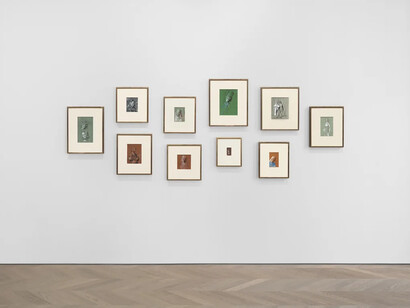John Currin, Opening credits, exhibition view. Courtesy of Sadie Coles HQ