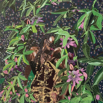 Kimathi Mafafo, Personage II (detail), 2026. Courtesy of Kristin Hjellegjerde Gallery