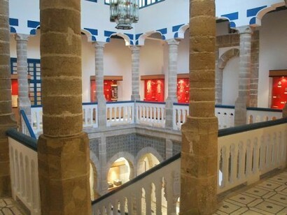 The Sidi Mohamed Ben Abdellah Museum, inner loggia