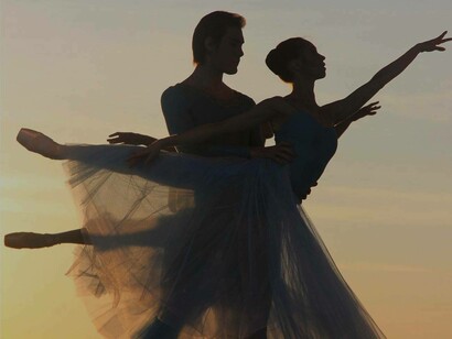 The art of ballet exhibited by this male and female dance is a form of classical dialoguing