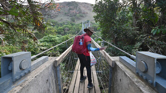 Lonwabo Dlamini, Xolobeni region (South Africa), staying back to practice agro-ecology & ecotourism @ Ashish Kothari