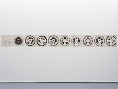 Ágnes Eperjesi, Chromatic mediation, exhibition view. Courtesy of acb Gallery