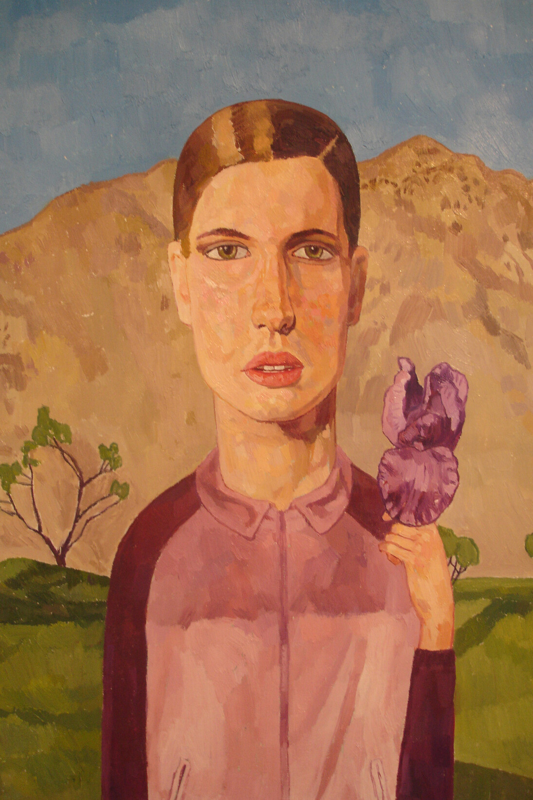 Girl and Flower