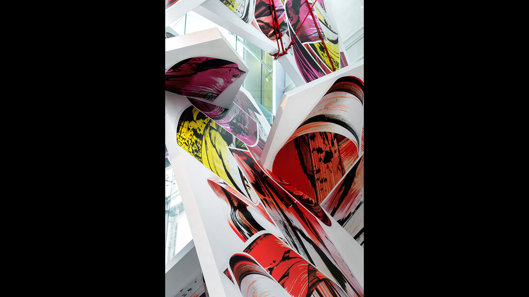 Judy Millar: Rock Drop. Courtesy of Auckland Art Gallery