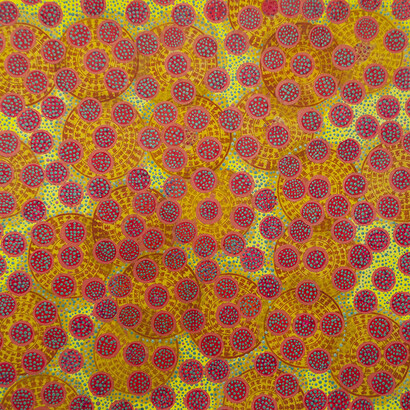 Ayott, Diane, Summer Dreams, 2014, Mixed Media on paper, 20 x 20 in.