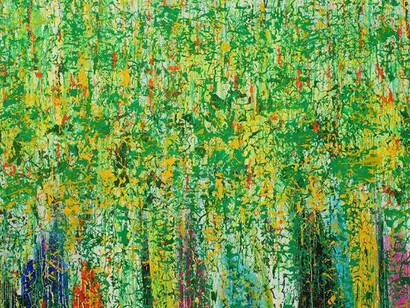 Sin título, Oleo sobre lienzo, 131 x 161 cm, 2017