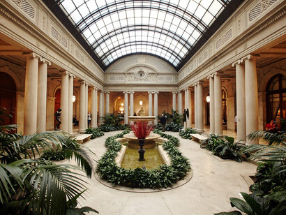 The Garden Court at the Frick Collection. 1930s, architect John Russell Pope