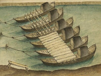 Sketchbook on military art, including geometry, fortifications, artillery, mechanics, and pyrotechnics, ms., séc. XVII, Lessing J. Rosenwald Collection, Library of Congress, Washington